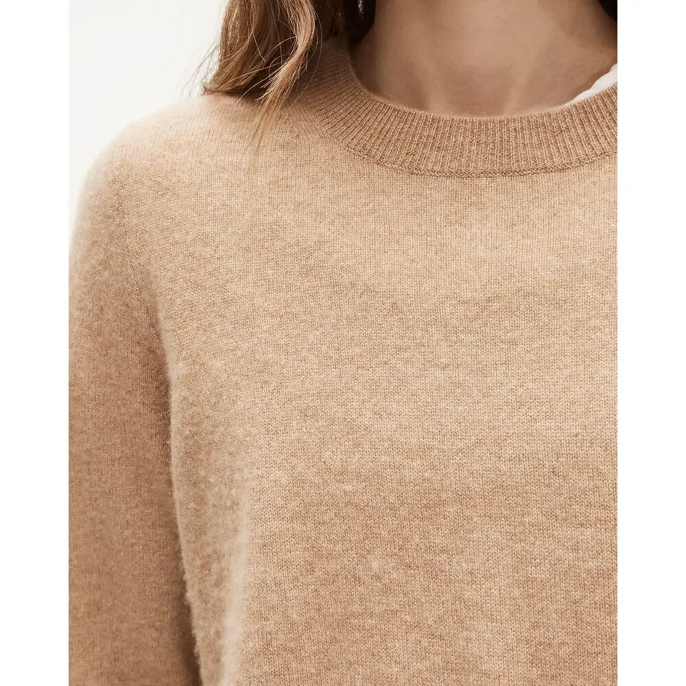 J.Crew Cashmere Classic-Fit Crewneck Sweater Women's Size M NWT